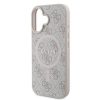 GUESS tok IPHONE 16 Plus-hoz, kompatibilis MagSafe-fel GUHMP16MG4GFRP (PU 4G Ring Classic Logo) rózsaszín