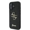 GUESS tok IPHONE 16 Plus GUHCP16MHG4SGK (Fixed Glitter Big 4G) fekete
