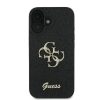 GUESS tok IPHONE 16 Plus GUHCP16MHG4SGK (Fixed Glitter Big 4G) fekete