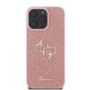 GUESS tok IPHONE 16 Pro Max GUHCP16XHG4SGP (Fixed Glitter Big 4G) rózsaszín