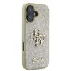 GUESS tok IPHONE 16-hoz GUHCP16SHG4SGD (Fixed Glitter Big 4G) arany