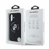 KARL LAGERFELD tok IPHONE 16-hoz, kompatibilis MagSafe-dal KLHMP16SSCMKCRHK (Szilikon KC Body Ring) fekete