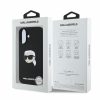 KARL LAGERFELD tok IPHONE 16-hoz, kompatibilis a MagSafe-dal KLHMP16SSKHPPLK (Sil KL Head Print) fekete