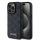 KARL LAGERFELD tok iPhone 15 Pro Max-hoz, MagSafe kompatibilis KLHMP15XPKHPORPK (PU Hot Stamp KL) fekete