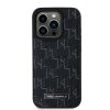KARL LAGERFELD tok iPhone 15 Pro Max-hoz, MagSafe kompatibilis KLHMP15XPKHPORPK (PU Hot Stamp KL) fekete