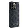 KARL LAGERFELD tok iPhone 15 Pro Max-hoz, MagSafe kompatibilis KLHMP15XPKHPORPK (PU Hot Stamp KL) fekete