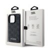 KARL LAGERFELD tok iPhone 15 Pro Max-hoz, MagSafe kompatibilis KLHMP15XPKHPORPK (PU Hot Stamp KL) fekete
