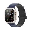 DUX DUCIS strap KJ nylon Apple Watch 42 / 44 / 45 / 49 mm fekete/kék
