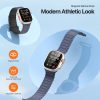 DUX DUCIS strap KJ nylon Apple Watch 42 / 44 / 45 / 49 mm fekete/kék