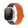 DUX DUCIS strap KJ nylon Apple Watch 42 / 44 / 45 / 49 mm fekete/narancssárga