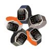 DUX DUCIS strap KJ nylon Apple Watch 42 / 44 / 45 / 49 mm fekete/narancssárga