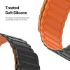 DUX DUCIS strap KJ nylon Apple Watch 42 / 44 / 45 / 49 mm fekete/narancssárga