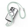 DUX DUCIS Plaz - cross-body phone strap - light green