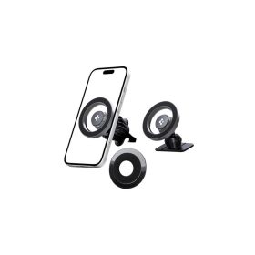   Spigen MFT13 autós tartó (szellőzőre, műszerfalra, öntapadó, 360°, MagSafe) EZÜST Apple iPhone 17 / iPhone 17 Air / iPhone 17 Pro (ACP08314)