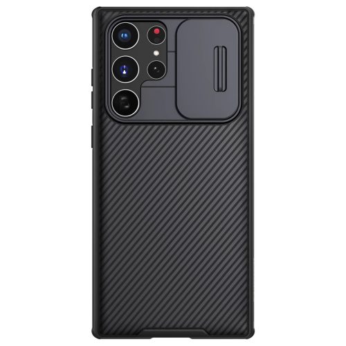 Nillkin CamShield PRO kemény tok a Samsung Galaxy S22 Ultra készülékhez fekete