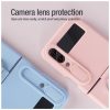 Nillkin CamShield Silky Silicone tok Samsung Galaxy Z Flip 4 5G készülékhez világos barack