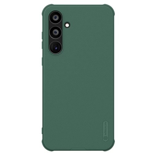 Nillkin Super Frosted PRO hátoldali tok Samsung Galaxy A55 5G készülékhez mély zöld