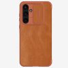 Nillkin Qin Book PRO tok Samsung Galaxy A55 5G készülékhez barna