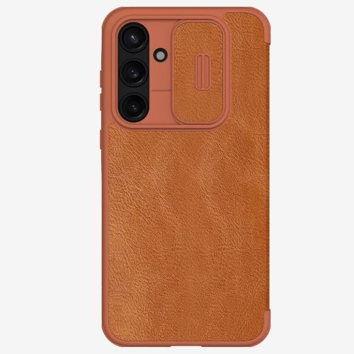 Nillkin Qin Book PRO tok Samsung Galaxy A55 5G készülékhez barna