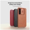 Nillkin Qin Book PRO tok Samsung Galaxy A55 5G készülékhez barna
