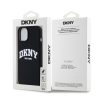 DKNY Liquid Silicone Arch Logo MagSafe tok iPhone 11 készülékhez fekete