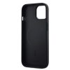 DKNY PU Leather Stack Logo Magsafe tok iPhone 15 készülékhez fekete