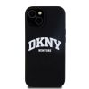DKNY Liquid Silicone Arch Logo MagSafe tok iPhone 13 készülékhez fekete