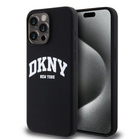  DKNY Liquid Silicone Arch Logo MagSafe tok iPhone 14 Pro készülékhez fekete