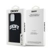 DKNY Liquid Silicone Arch Logo MagSafe tok iPhone 15 Pro Max készülékhez fekete