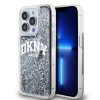 DKNY Liquid Glitter Arch Logo tok iPhone 15 Pro készülékhez fekete