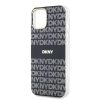 DKNY PC/TPU Repeat Pattern Tonal Stripe Magsafe tok iPhone 14 készülékhez fekete