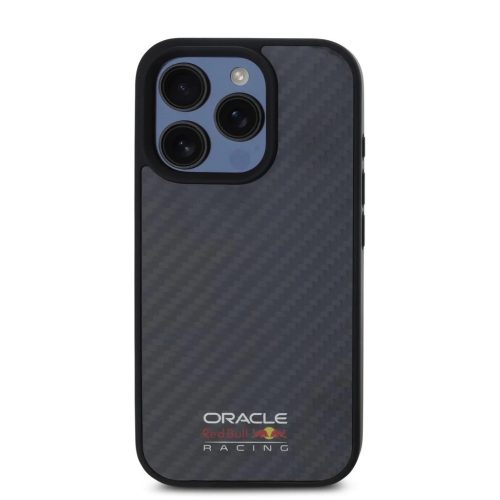 Red Bull Carbon Shiny Logo MagSafe tok iPhone 16 Pro Max készülékhez fekete