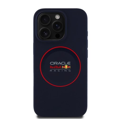 Red Bull Silicone Red Ring MagSafe tok iPhone 16 Pro Max készülékhez tengerészkék