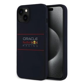   Red Bull Silicone Horizontal Logo MagSafe tok iPhone 15 készülékhez tengerészkék