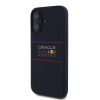Red Bull szilikon Horizontal Logo MagSafe tok iPhone 16 készülékhez tengerészkék