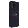 Red Bull szilikon Horizontal Logo MagSafe tok iPhone 16 készülékhez tengerészkék