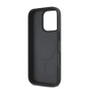 DKNY PU Leather Repeat Pattern Stack Logo MagSafe tok iPhone 16 Pro Max készülékhez fekete