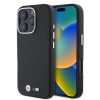 BMW M PU Kevlar Metal Logo tok iPhone 16 Pro Max készülékhez fekete