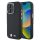 BMW M PU Kevlar Metal Logo tok iPhone 16 Pro Max készülékhez fekete