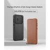 Nillkin Qin Book PRO tok, Samsung Galaxy A56 5G készülékhez, barna