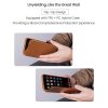 Nillkin Qin Book PRO tok, Samsung Galaxy A56 5G készülékhez, barna