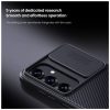 Nillkin CamShield PRO kemény tok Samsung Galaxy S25 készülékhez sötét zöld