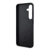 DKNY PU bőr sakkos mintázatú Magsafe tok Samsung Galaxy S24+ készülékhez fekete