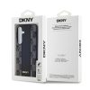 DKNY PU bőr sakkos mintázatú Magsafe tok Samsung Galaxy S24+ készülékhez fekete