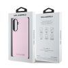 Karl Lagerfeld PU Saffiano Metal Logo Tok Samsung Galaxy A56 készülékhez rózsaszín