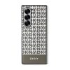 DKNY PU Leather Repeat Pattern Bottom Stripe MagSafe tok Samsung Galaxy Z Fold 6 készülékhez barna