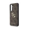 Guess PU 4G Metal Logo tok Samsung Galaxy A36 készülékhez barna