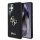Guess PU Fixed Glitter 4G Metal Logo tok Samsung Galaxy S25 Ultra készülékhez fekete