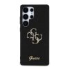 Guess PU Fixed Glitter 4G Metal Logo tok Samsung Galaxy S25 Ultra készülékhez fekete