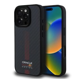  Red Bull Carbon Powerbar MagSafe tok iPhone 16 Pro készülékhez fekete